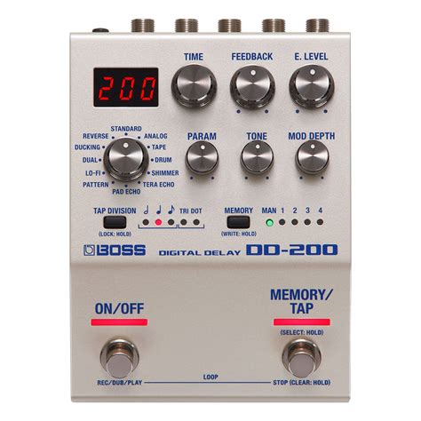 BOSS Effect Pedals - DD-200 Digital Delay | Mass Street Music