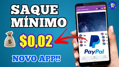 Novo App saque Mínimo 0 02 Como ganhar Dinheiro no Paypal hoje