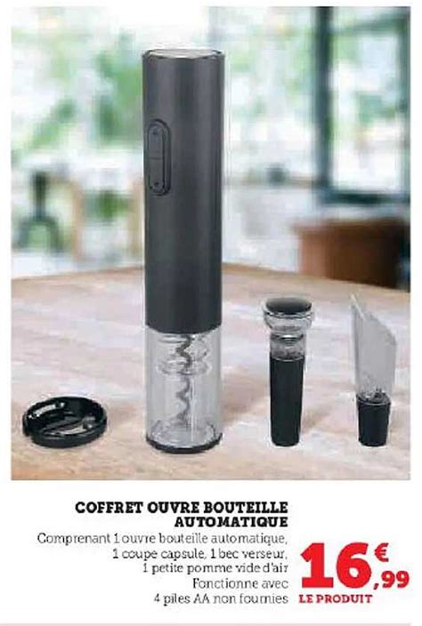 Promo Coffret Ouvre Bouteille Automatique Chez Hyper U ICatalogue Fr