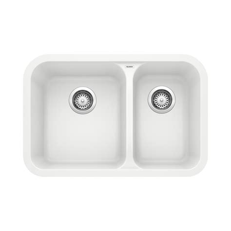 Blanco Vision U 15 Offset Double Bowl Undermount Kitchen Sink