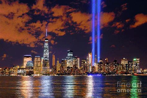 Tribute Lights-9/11 Photograph by Regina Geoghan - Fine Art America