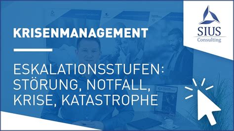 Krisenmanagement Störung Notfall Krise Katastrophe