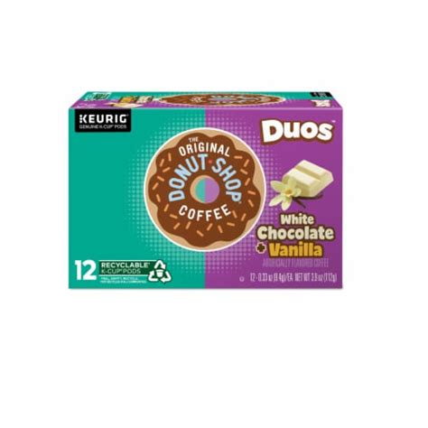 The Original Donut Shop® Duos White Chocolate Vanilla Medium Roast K