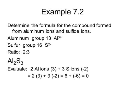 Sulfide Ion Formula