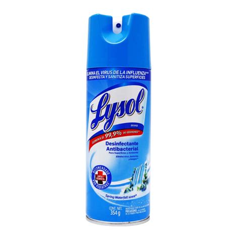 Desinfectante Aerosol Spring Waterfall Gr Lysol Distribuidora Manzano