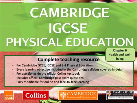 Igcse Gcse Pe Health And Well Being Whole Chapter Teaching