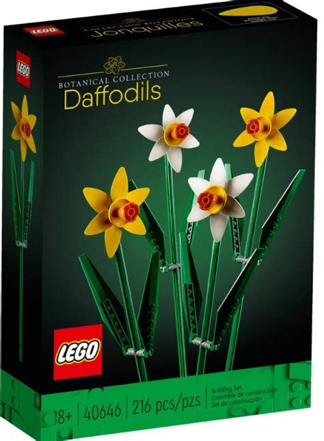 18 LEGO Icons 40646 Daffodils Botanical Collection January 2023 Set