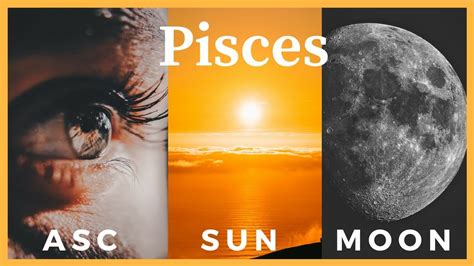 Pisces Personality Ascendant Sun Moon YouTube