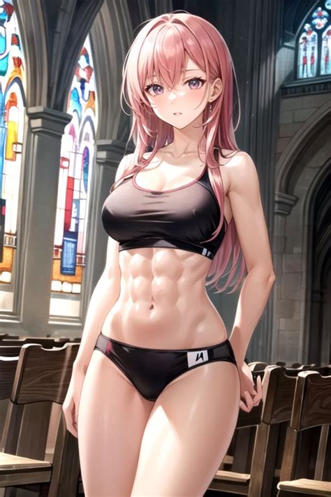 Slicked Church Fit AI Porn