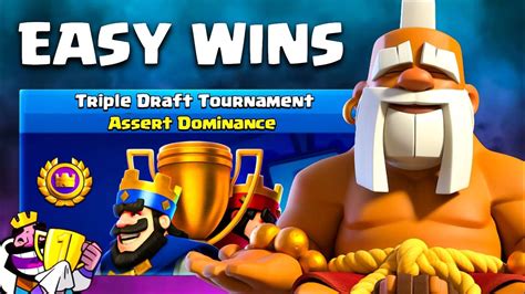 TRIPLE DRAFT TOURNAMENT In CLASH ROYALE YouTube