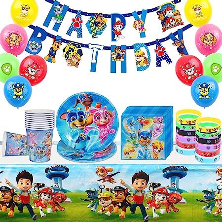 Paw Patrol Tischdeko Tortendeko Set Tortenaufleger Servietten