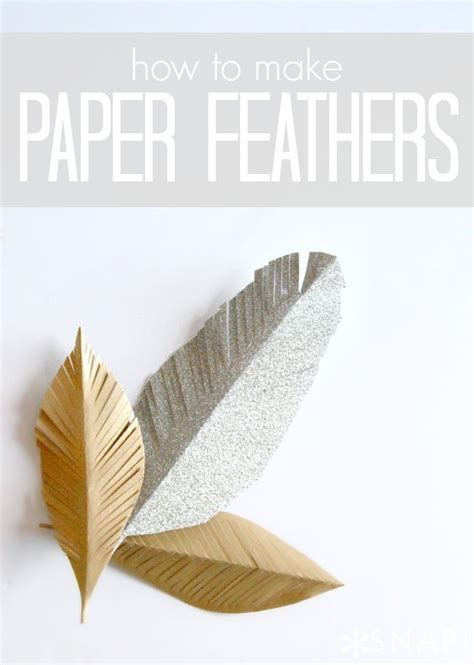 How To Make Beautiful Diy Paper Feathers