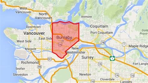 Burnaby South Map