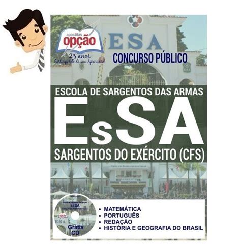 Focco Apostilas E Concursos Apostila Do Concurso EsSA 2016 Sargentos