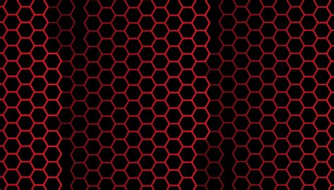 Abstract Red Hexagon Pattern Background 1361252 Vector Art At Vecteezy