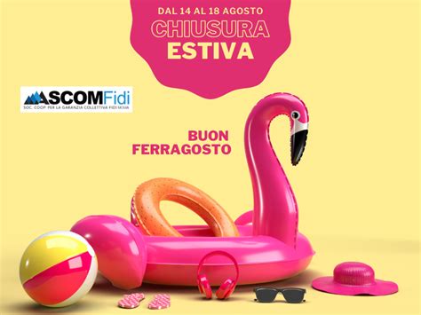 Chiusura Per Ferie Estive Ascom Fidi Sicilia