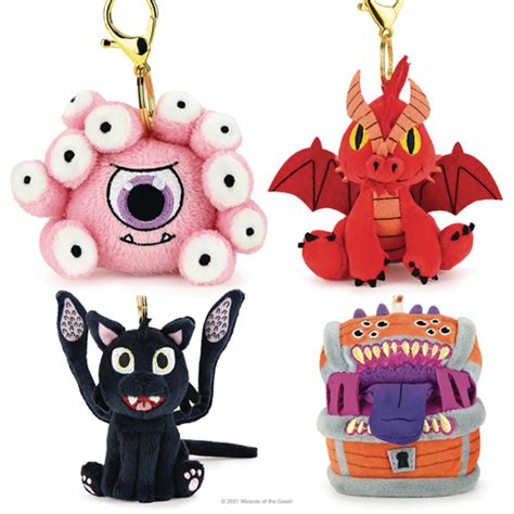 Dandd 3 Plush Charms Wave 1 4 Set Toys Toy Street Uk