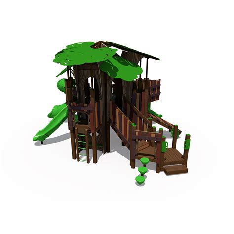 Treehouse Commercial Outdoor Playground – Playgrounds Etc