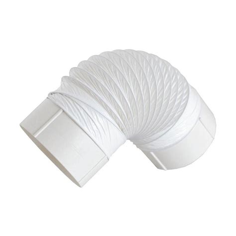 Manchon flexible Max 60 cm pour tube Ventilation Rond Ø125 Blanc