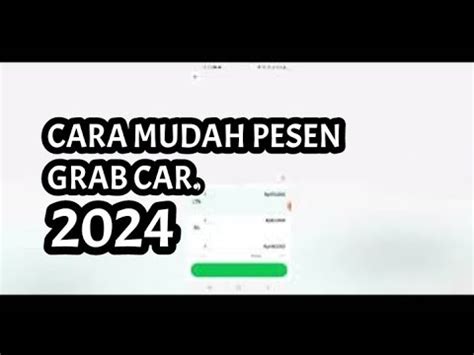 Cara Pesan Grab Car Grab Mobil 2024 YouTube