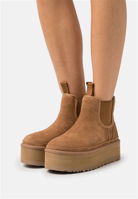 Ugg Neumel Platform Chelsea Plateaustiefelette Chestnutcognac