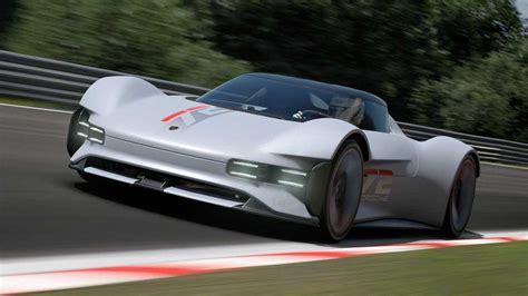 Porsche Vision Gran Turismo Racing Into Gt7 With Electric Power Car