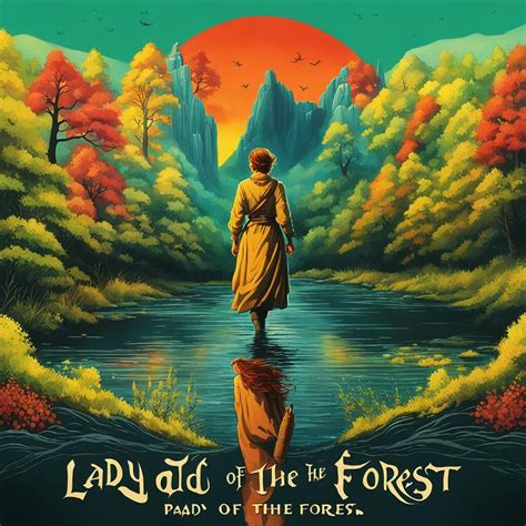 A River Meandered Past The Lady Of The Forest Movie Poster Ai