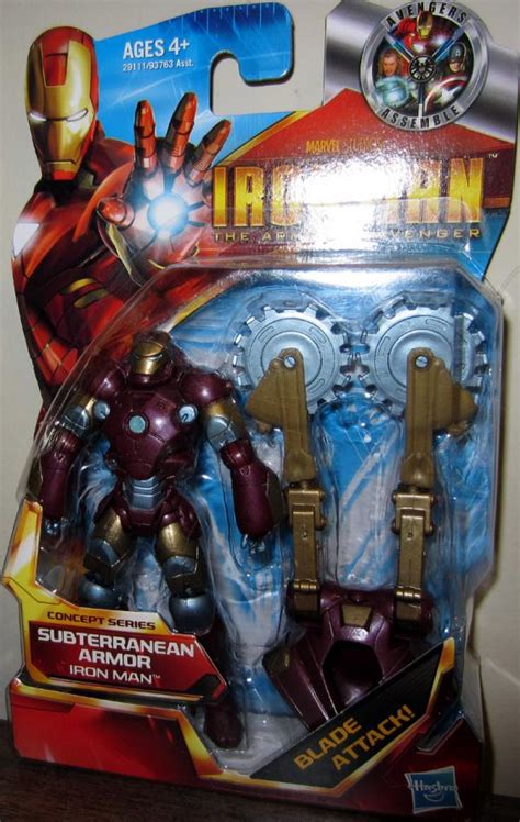 Iron Man Subterranean Armor Action Figure Armored Avenger Concept Series