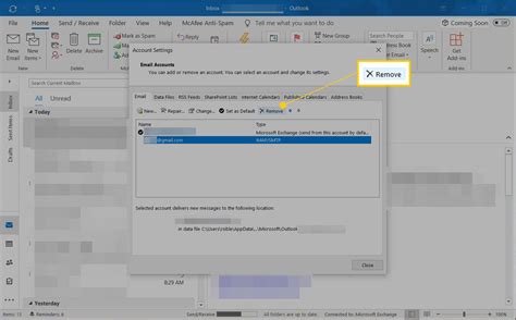 Delete Email Accounts In Outlook And Windows Mail
