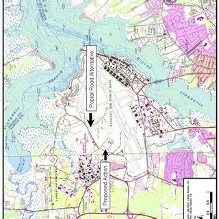 Langley AFB Floodplain Map | Download Scientific Diagram