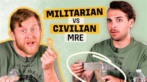 Spec Ops Test Military Mres Vs Civilian Mres Youtube