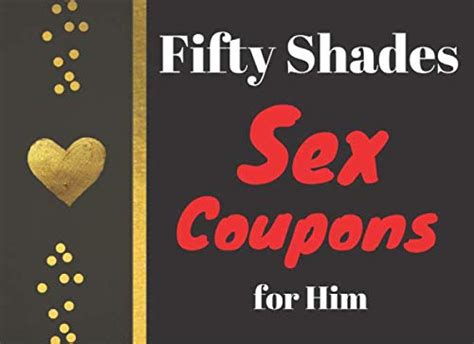 Fifty Shades SEX Coupons For Him Sensuous Sex Tokens To Explore