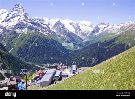 Caucasus mountains in Russia Stock Photo - Alamy