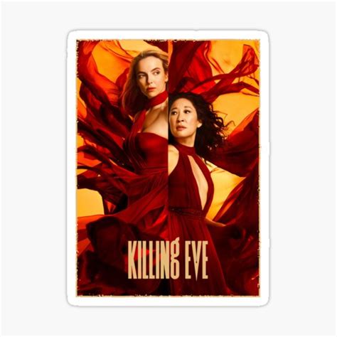 Killing Eve Merch Sticker For Sale By Cafyataafas Redbubble