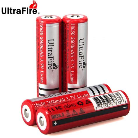 Ultrafire V Batterie Echte Kapazit T Grandado