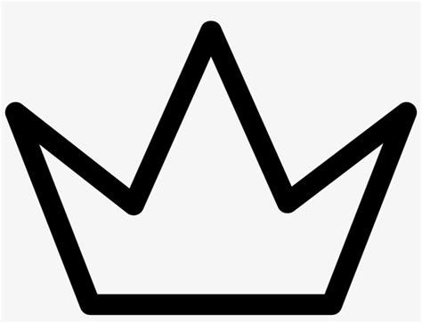 Simple Queen Crown Outline