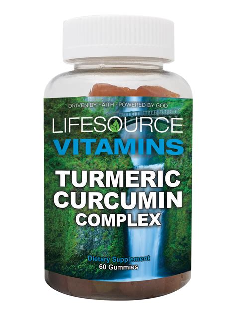 Lifesource Vitamins Turmeric Curcumin Complex 60 Gummies Shown To