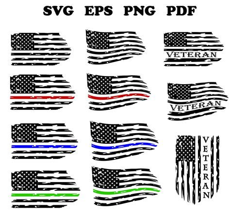 American Flag Decal Svg 56 SVG File Cut Cricut