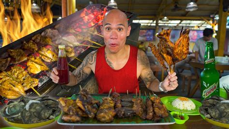 Bacolod City Street Food Original Chicken Inasal And Kbl Filipino