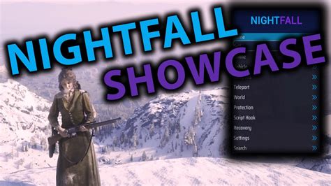 Nightfall Mod Menu Showcase Red Dead Online Youtube