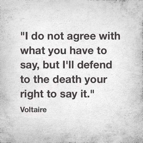 Quotes By Voltaire On Freedom Of Speech Voltaire Quotes Free Speech