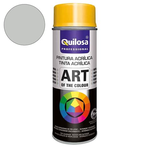 PINTURA ACRILICA GRIS LUMINOSO RAL 7035 SPRAY 400ML Materiales