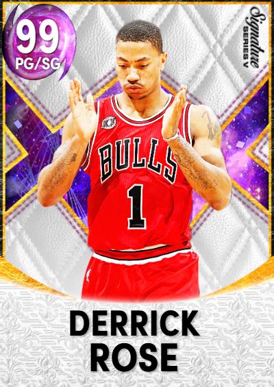 NBA 2K22 2KDB Custom Card Derrick MVP Rose