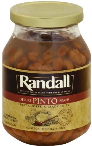 Randall Deluxe Fully Cooked Pinto Beans 14 Oz Kroger