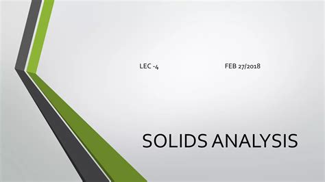 Lec 4 Solids Environment Ppt