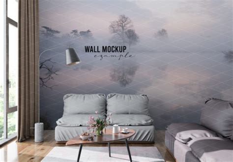 Wall Mockup Wallpaper Mockup Kids Room Graphic By Elmil Design