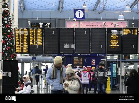 Empty Rail Station During Rail Strike Hi Res Stock Photography And