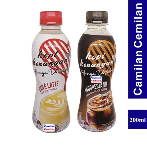 Jual Kopi Kenangan Kopi Siap Minum Kemasan Botol 200 Ml Shopee Indonesia