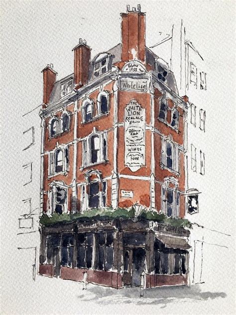 Pub Life Charming Watercolours Of Londons Best Pubs The White Lion