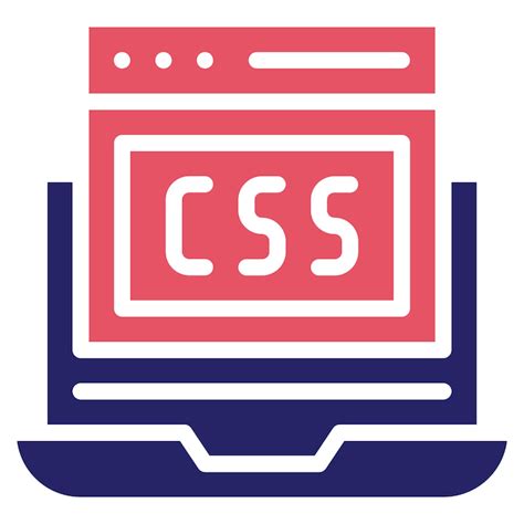 Ilustra O De Cones De Vetor De C Digo Css Do Icones De Codifica O E